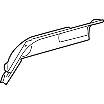 Mercedes-Benz 463-680-13-42-7088 Wheelhouse Trim