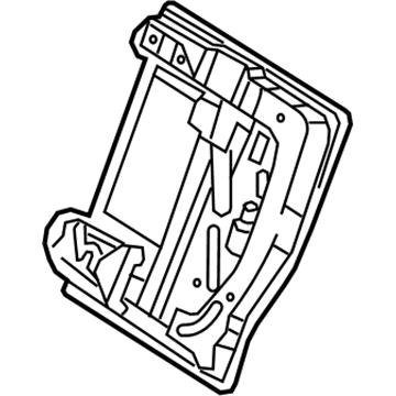 Mercedes-Benz 212-920-03-32 Seat Back Frame