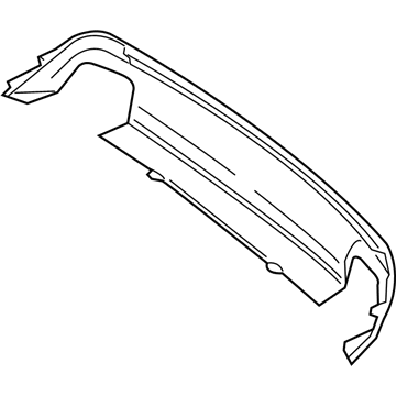 Mercedes-Benz 172-885-16-25 Lower Trim