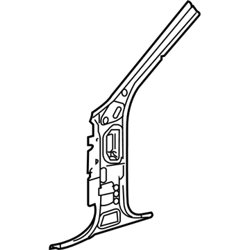 Mercedes-Benz 216-630-12-10 Inner Hinge Pillar