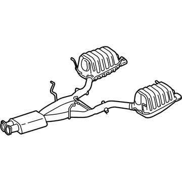 2007 Mercedes-Benz SLK55 AMG Muffler - 171-490-05-21