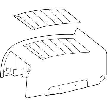 Mercedes-Benz 216-840-04-74-8M80 Rear Console