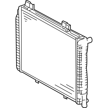 2000 Mercedes-Benz CLK430 Radiator - 202-500-78-03