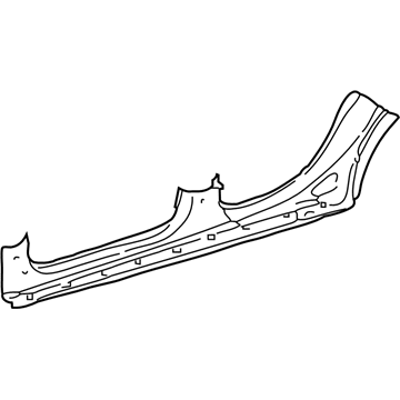 Mercedes-Benz 212-637-15-35 Outer Rocker