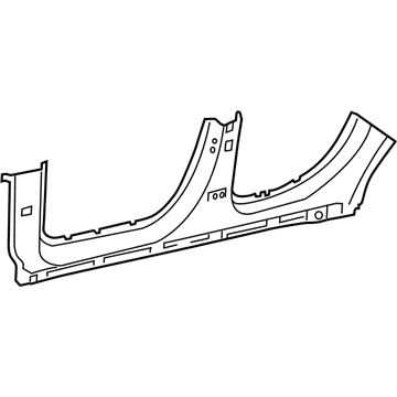 Mercedes-Benz 118-637-55-00 Rocker Panel