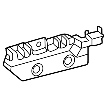 Mercedes-Benz 254-690-20-00 Rocker Molding Rear Bracket