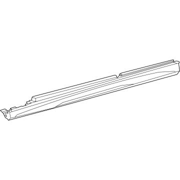 Mercedes-Benz 254-698-48-00 Rocker Molding