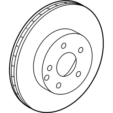 2014 Mercedes-Benz E350 Brake Disc - 000-421-12-12-07