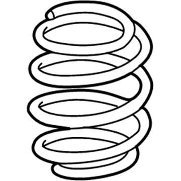 Mercedes-Benz 218-321-01-04 Coil Spring