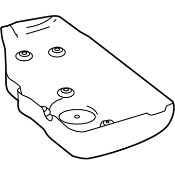 Mercedes-Benz 166-619-00-38 Tank Cover