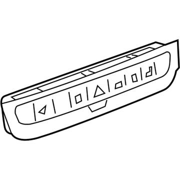 Mercedes-Benz B Electric Drive Hazard Warning Switches - 242-905-29-00-2A17