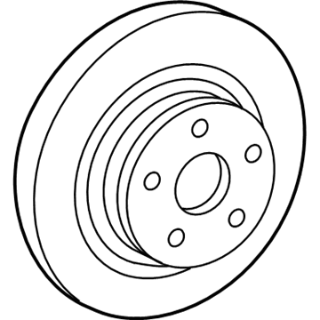 2009 Mercedes-Benz CLS550 Brake Disc - 000-423-09-12-07