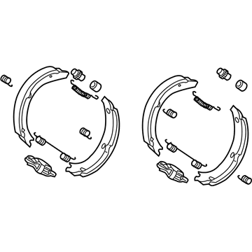 Mercedes-Benz CLS63 AMG S Brake Shoe Set - 005-420-36-20