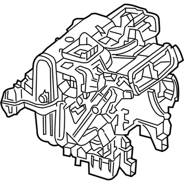 Mercedes-Benz 222-830-48-00 A/C & Heater Case