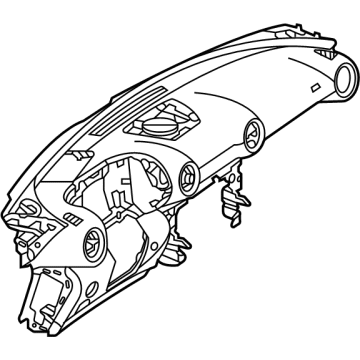 Mercedes-Benz 232-680-44-00-9E38 Instrument Panel