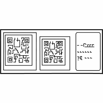 Mercedes-Benz 223-584-14-00 Fuel Label