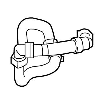 Mercedes-Benz E53 AMG Battery Vent Tube - 238-340-09-00