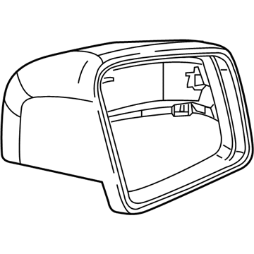 2011 Mercedes-Benz ML350 Mirror Cover - 166-810-99-00-9040