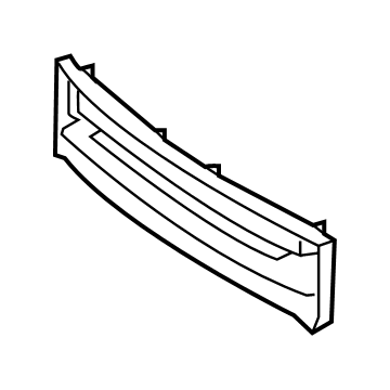 Mercedes-Benz 257-885-34-01 License Bracket