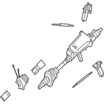 Mercedes-Benz CL550 Steering Column - 221-460-28-16