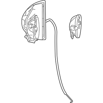 Mercedes-Benz 251-810-16-93 Mirror Base