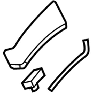 Mercedes-Benz 222-680-06-71 Trim Molding