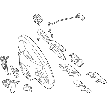 2017 Mercedes-Benz GLA45 AMG Steering Wheel - 246-460-35-03-9116