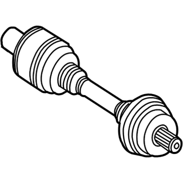 Mercedes-Benz 203-330-07-01 Axle Assembly