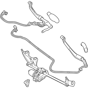 2016 Mercedes-Benz S550 Wiper Linkage - 222-820-00-40