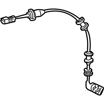 Mercedes-Benz CLK320 ABS Wheel Speed Sensor - 203-540-13-17