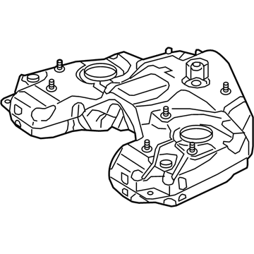 Mercedes-Benz GLE63 AMG S Fuel Tank - 166-470-44-00