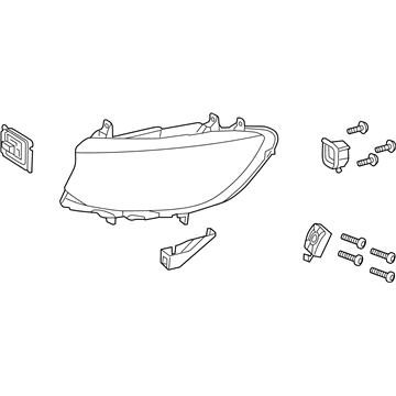 Mercedes-Benz 910-906-85-00 Composite Headlamp