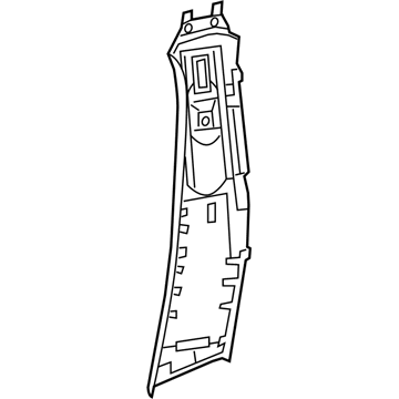 Mercedes-Benz 156-690-41-00-9H68 Upper Center Pillar Trim