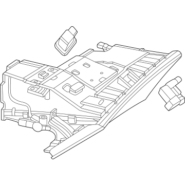 Mercedes-Benz 296-680-12-00-9J38 Glove Box Assembly