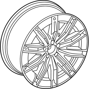 Mercedes-Benz 296-401-16-00-7X23 Wheel