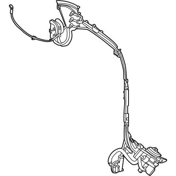 Mercedes-Benz 254-540-57-06 ELECTRICAL WIRING HARNESS