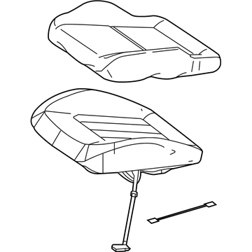 Mercedes-Benz 218-910-12-30-9E43 Cushion Assembly