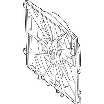 2016 Mercedes-Benz CLA250 Cooling Fan Assembly - 246-500-00-64