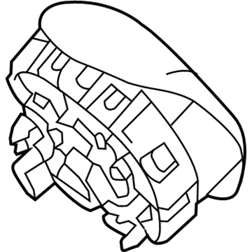 Mercedes-Benz 000-860-94-00-8R23 Driver Inflator Module