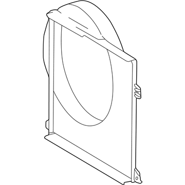 Mercedes-Benz ML430 Cooling Fan Shroud - 163-505-07-55