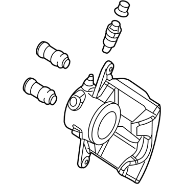 2015 Mercedes-Benz C63 AMG Brake Caliper - 204-421-16-11-80