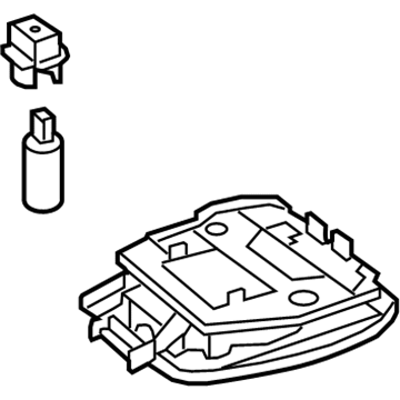 Mercedes-Benz 212-900-10-23-7H52 Map Lamp Assembly