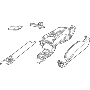 Mercedes-Benz 190-680-18-87-9C77 Glove Box Assembly