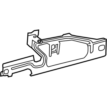 Mercedes-Benz 253-691-43-00 Lower Quarter Trim Bracket