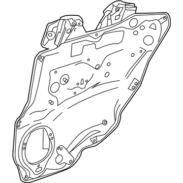 Mercedes-Benz CLS550 Window Regulator - 218-730-04-79