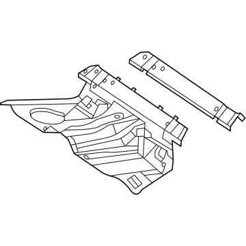 Mercedes-Benz 223-610-88-03 Front Floor Pan