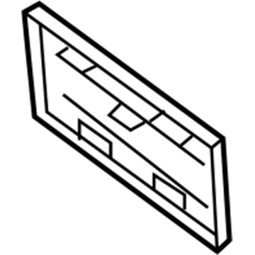 Mercedes-Benz 253-880-05-44 License Bracket