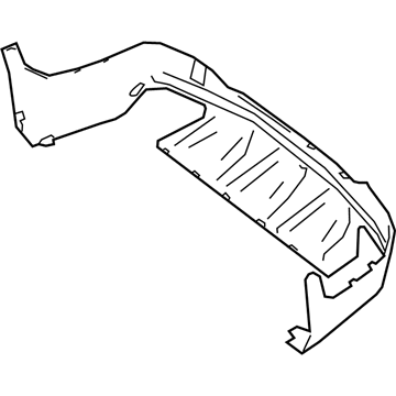 Mercedes-Benz 253-885-95-00 Lower Trim Panel