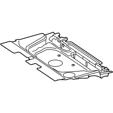 Mercedes-Benz 118-690-24-01-9E83 Spare Tire Panel