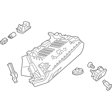 Mercedes-Benz 207-680-02-13-9J71 Glove Box Assembly